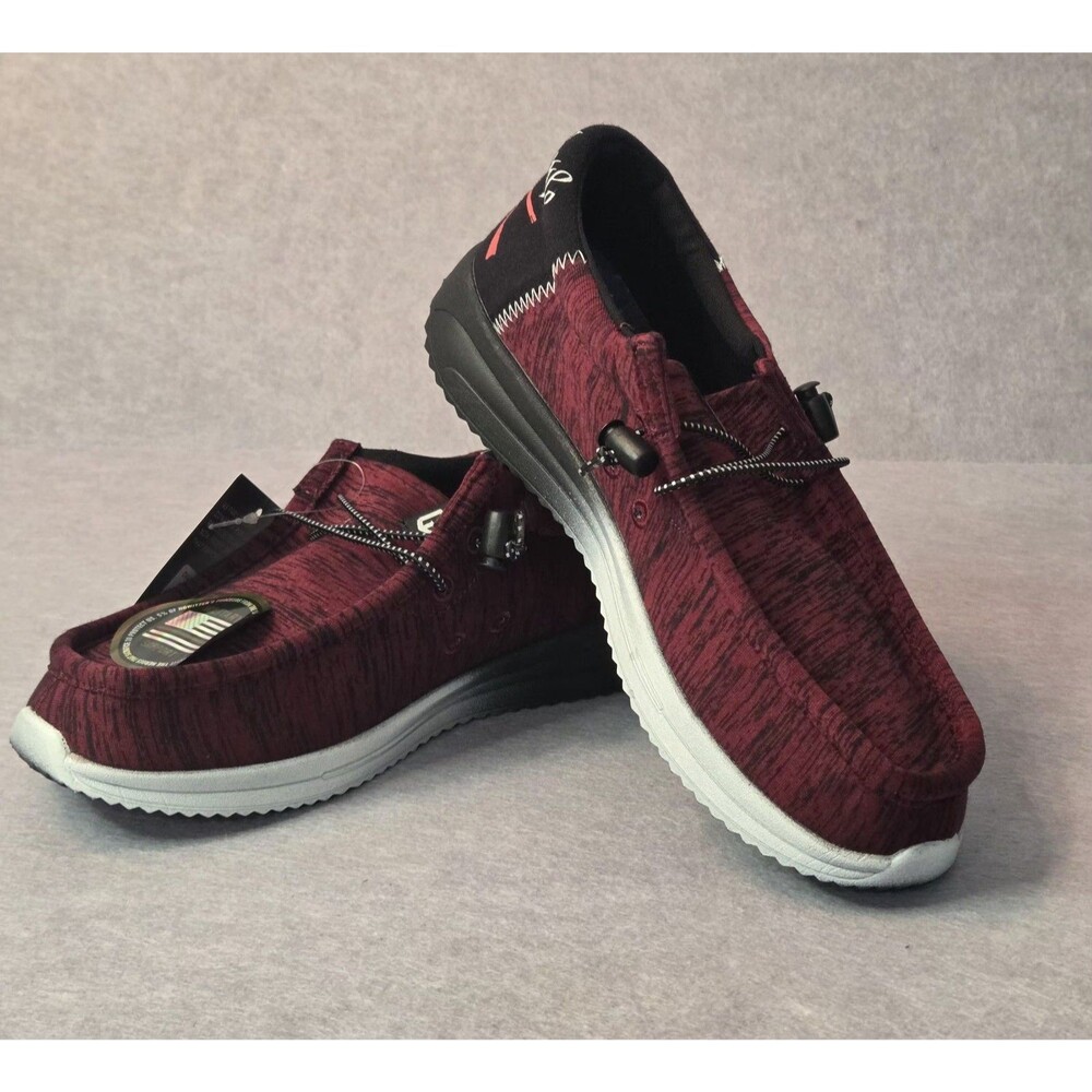 Howitzer Men's  Roam CV 5400  Sz 7 Burgundy Slip-On  Camo Footwear NWT